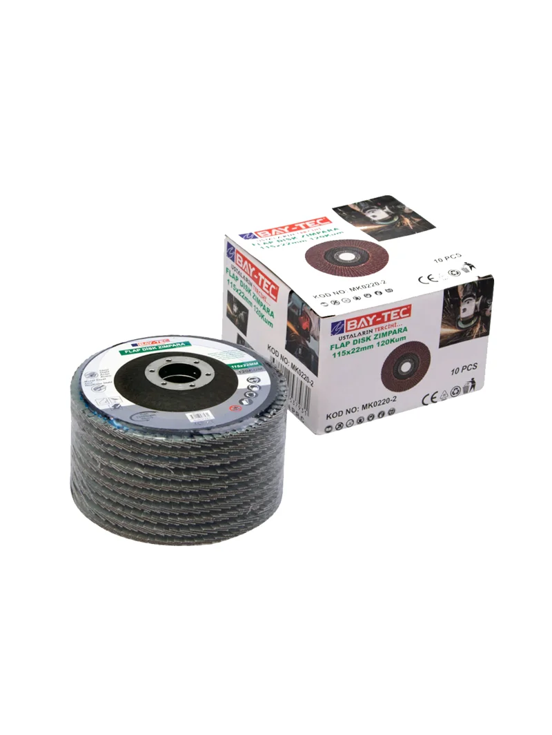 Flap Disk Zımpara Alüminyum Oksit 180 mm 60 Kum MK0221 - 160300